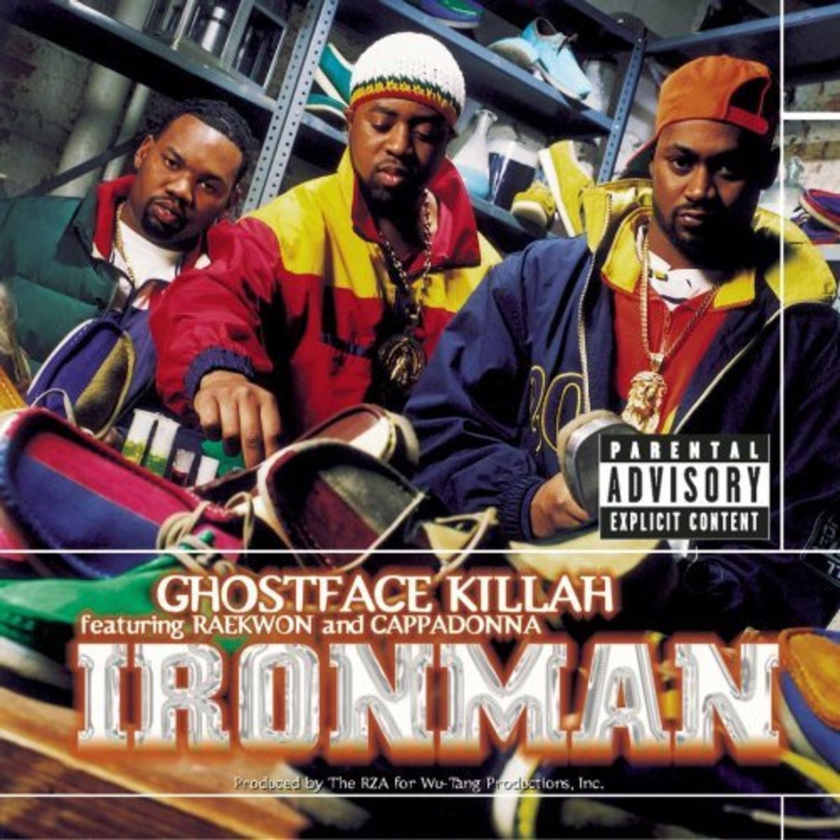 Ghostface Killah “Ironman” CD cover art