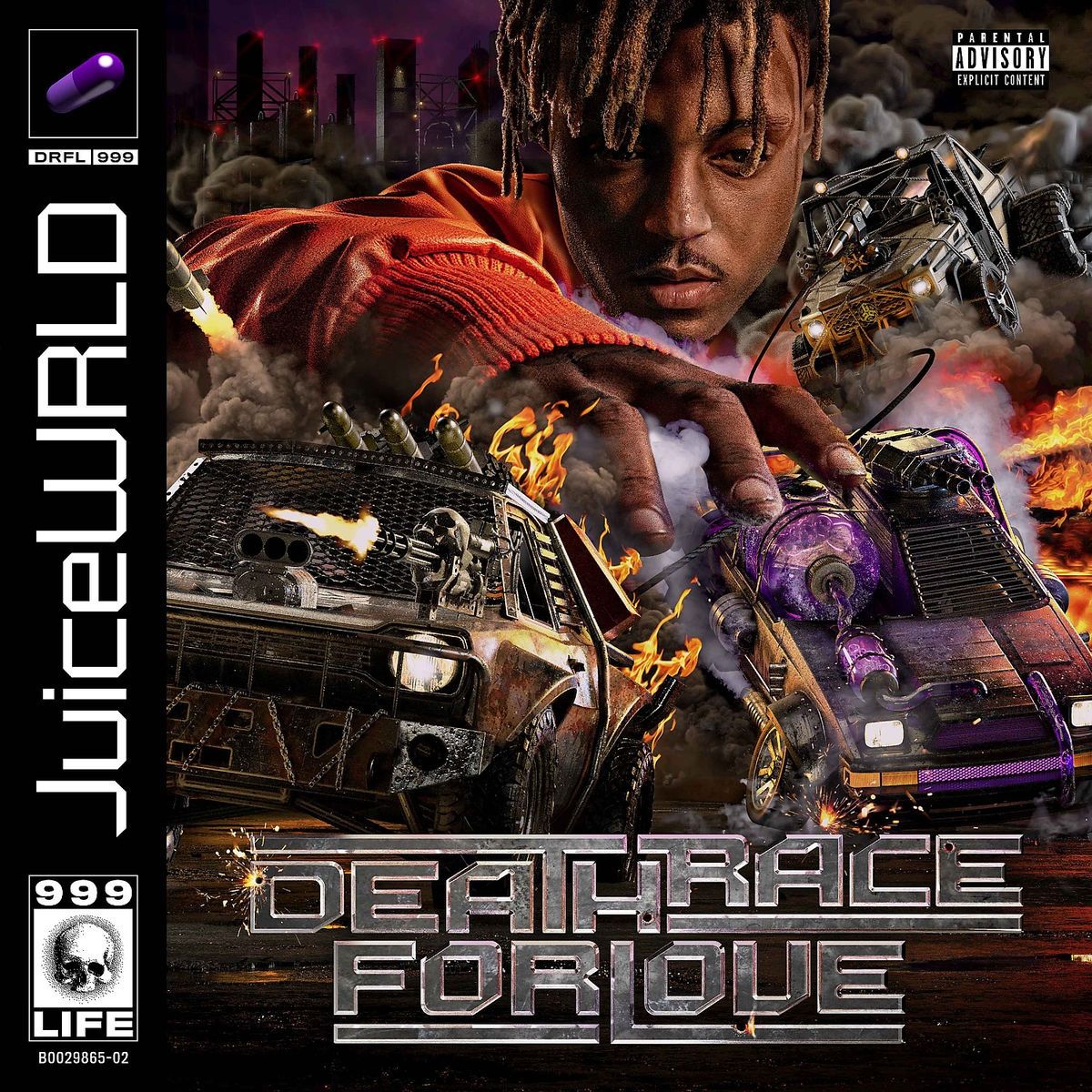 Juice WRLD “Death Race for Love” CD cover art