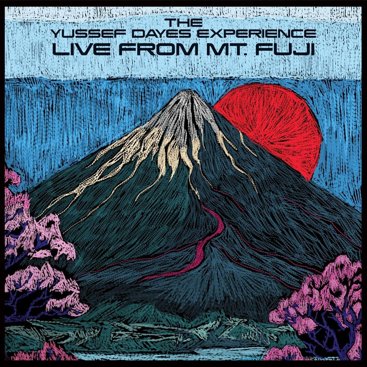 The Yussef Dayes Experience “Live From Mt. Fuji” LP album cover