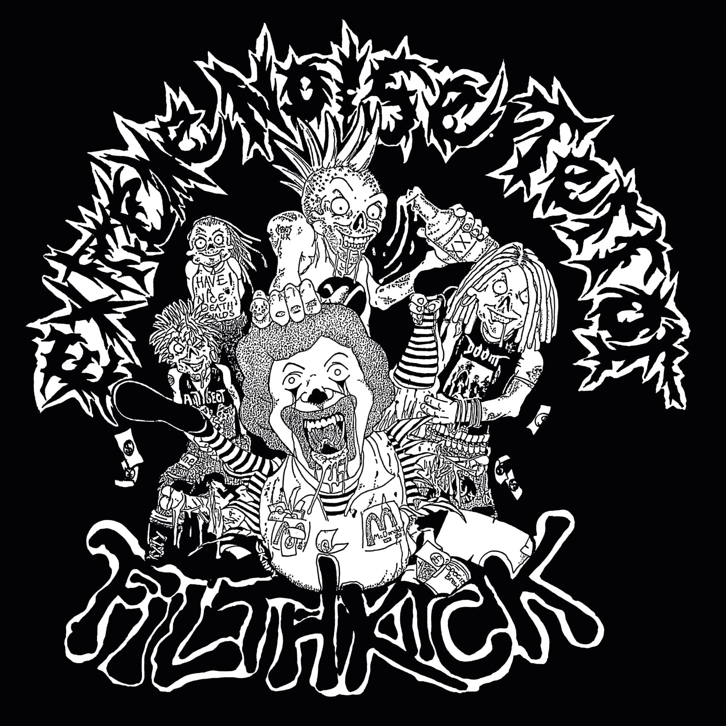 Extreme Noise Terror / Filthkick "In It For Life" LP