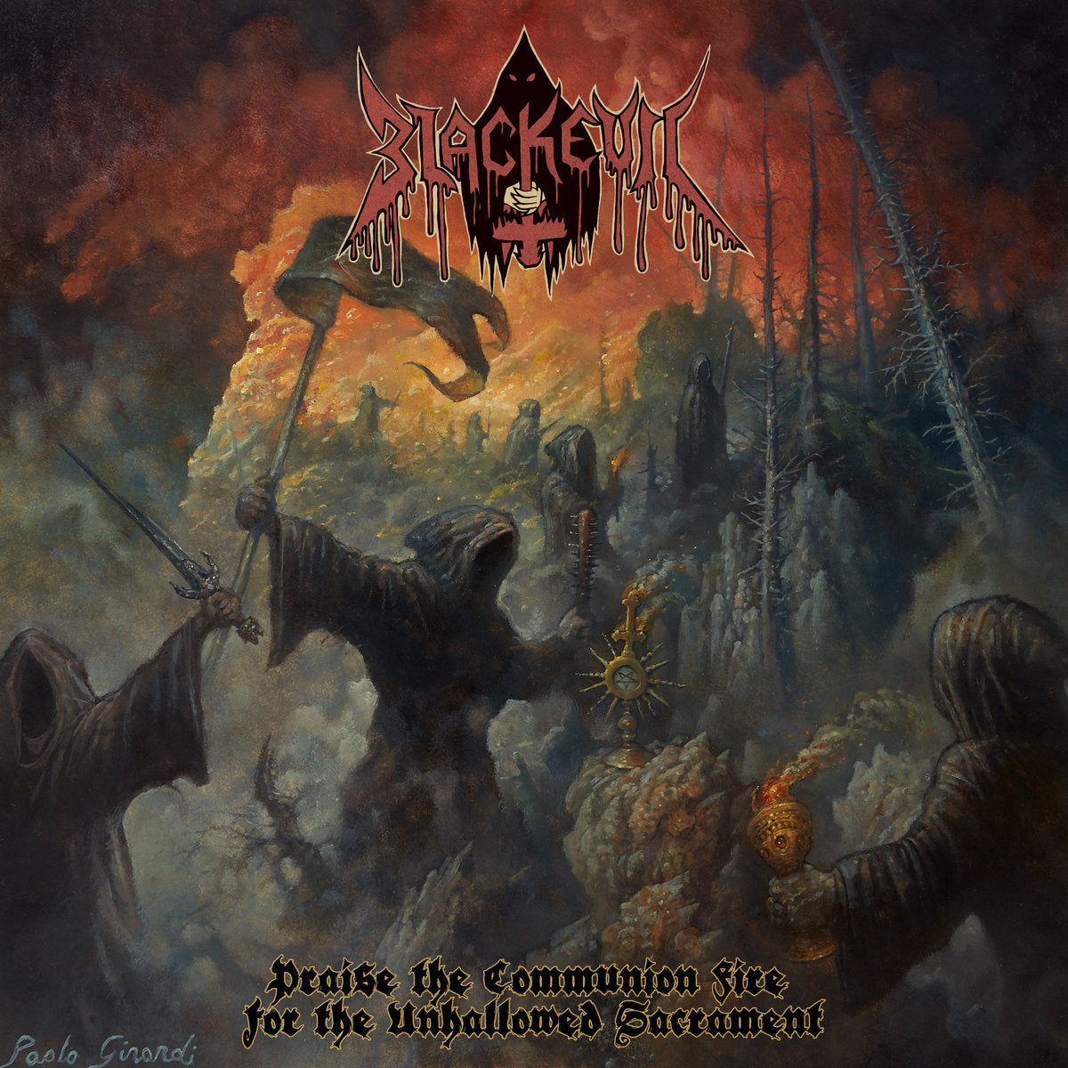 Blackevil "Praise the Communion Fire for the Unhallowed Sacrament" LP