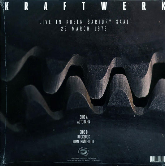 Kraftwerk "Live In Koeln Sartory Saal, March 22, 1975" LP