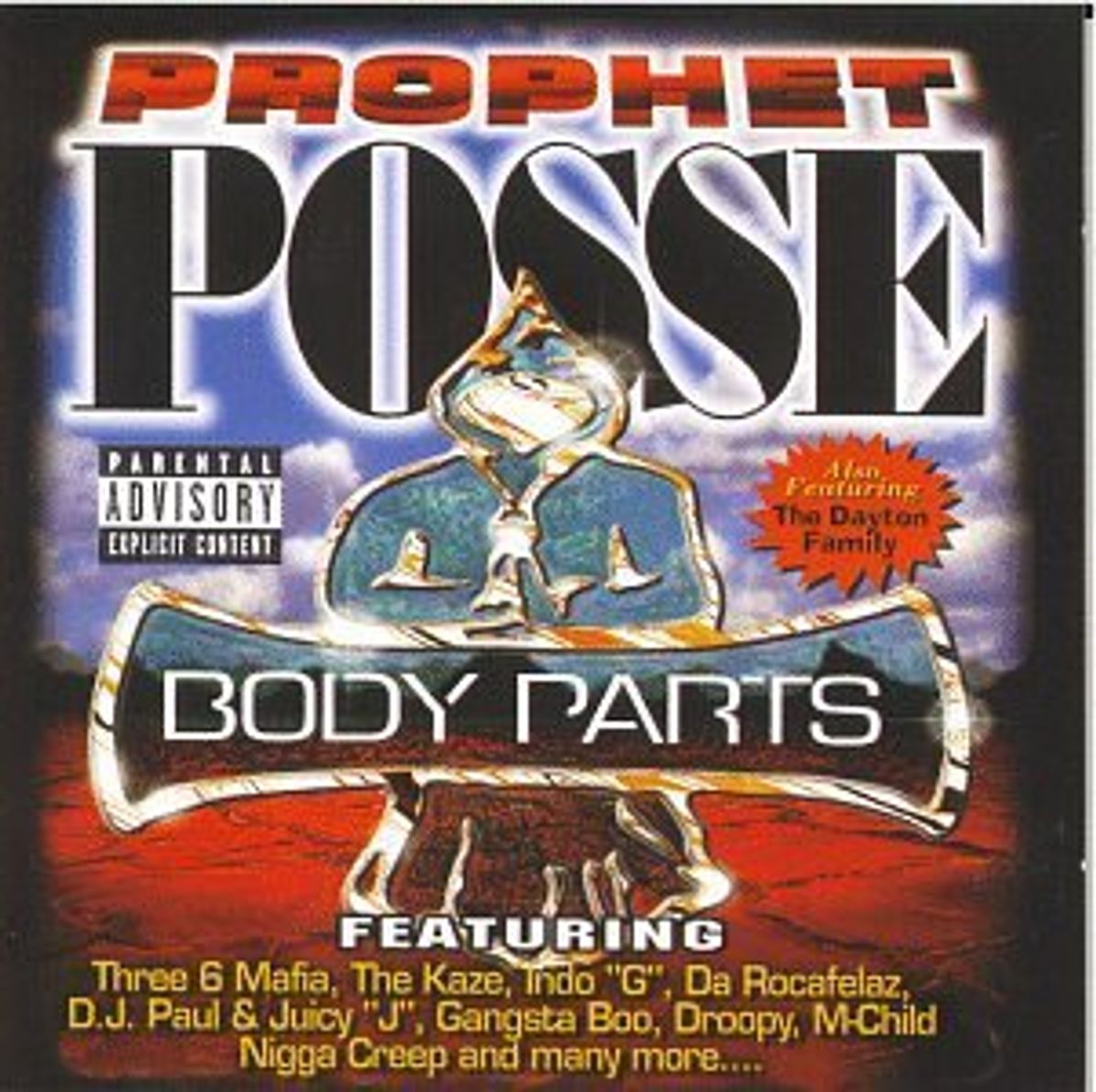 Prophet Posse “Body Parts” CD cover art