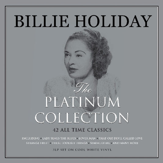 Billie Holiday “Platinum Collection” (White Vinyl) LP cover art