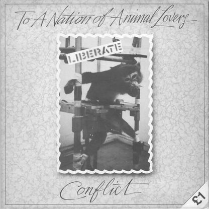 Conflict "To a Nation of Animal Lovers" LP