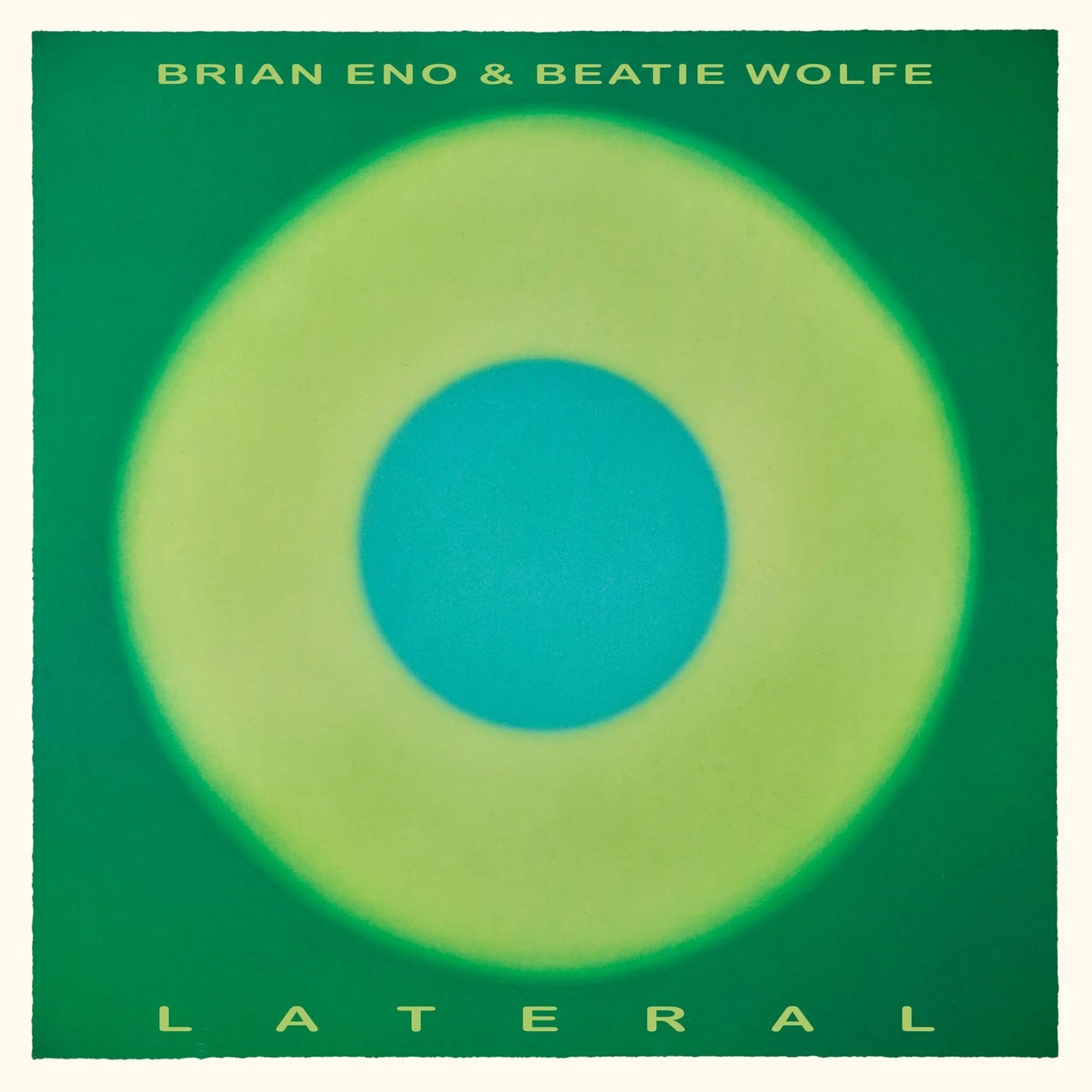 Brian Eno and Beatie Wolf "Lateral" LP