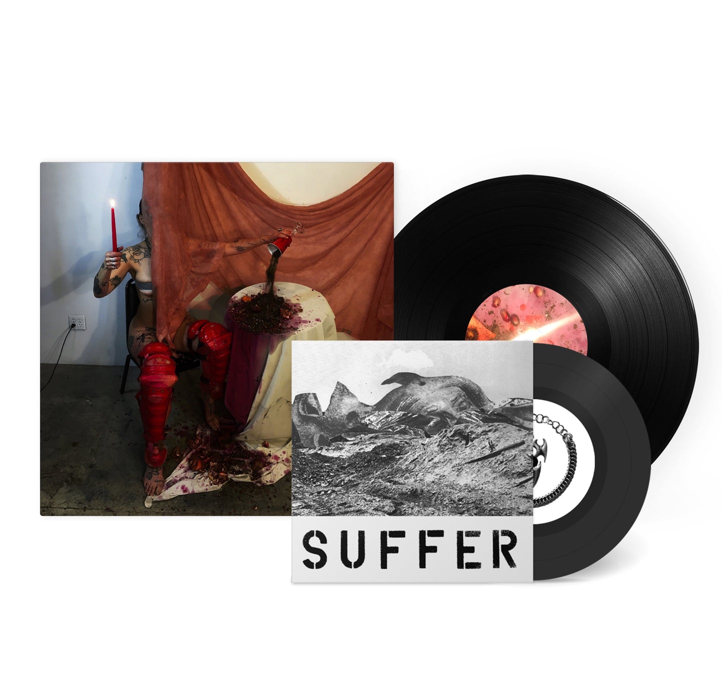 Hide "Spit or Swallow, Every Soul Will Taste Death" 7"+LP