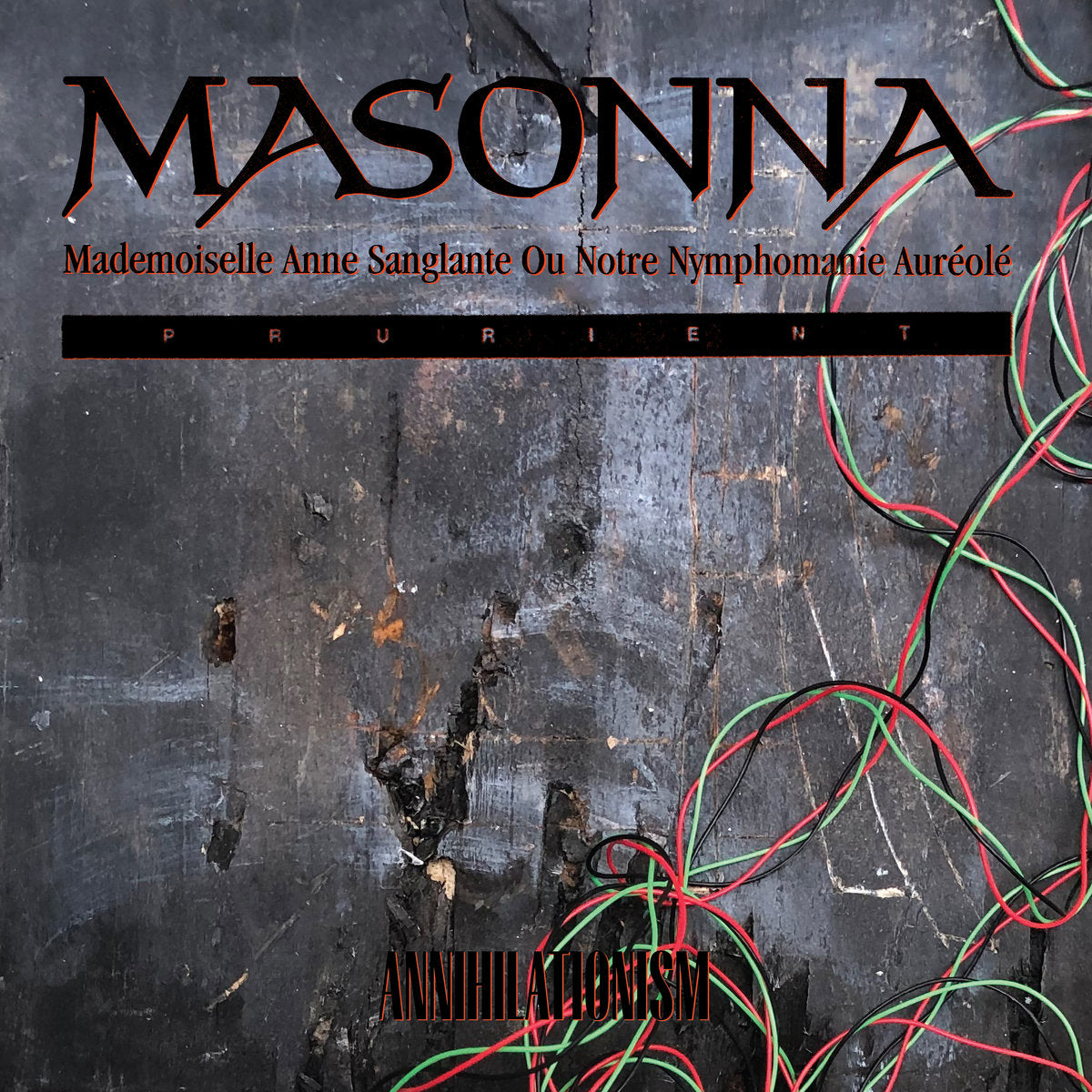 Masonna / Prurient "Annihilationism" LP