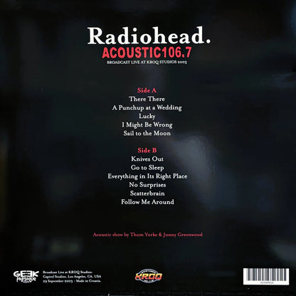 Radiohead “Acoustic 106.7: Live at KROQ Studios 2003” LP