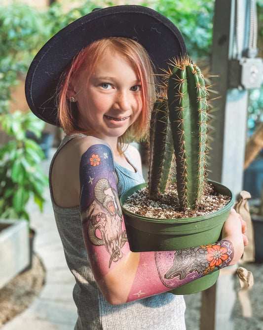 Desert Oasis - Temporary Sleeve Tattoo